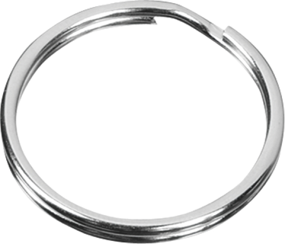 Avainrengas 25mm, hopea - Askartelutarvikkeet - 140786 - 1