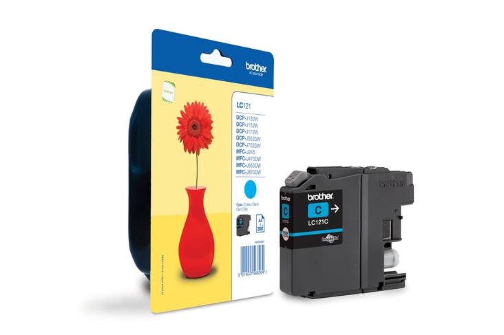 BROTHER LC121C mustesuihku - Mustesuihkuvärit Brother - 132266 - 1