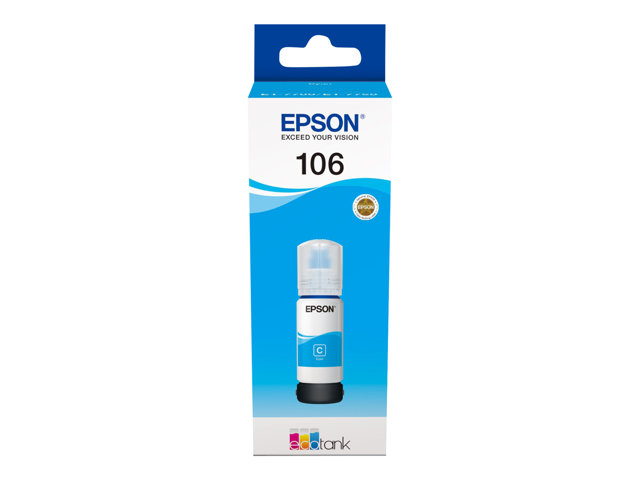 EPSON 106 mustesuihku pullo - Mustesuihkuvärit Epson - 168506 - 1