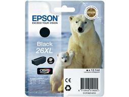 EPSON T2621 mustesuihku 26XL - Mustesuihkuvärit Epson - 137066 - 1