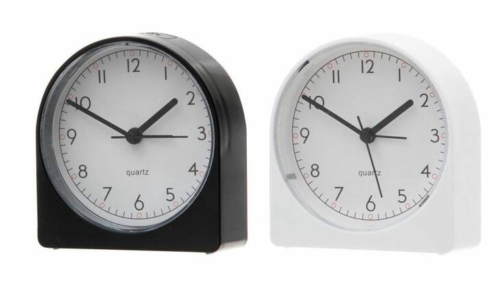 Herätyskello valolla 10cm 4LIVING - Kellot - 172726 - 1