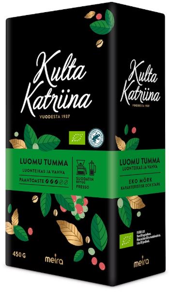 Kahvi 450g KULTA KATRIINA Luomu - Kahvit, teet ja kaakaot - 160436 - 1