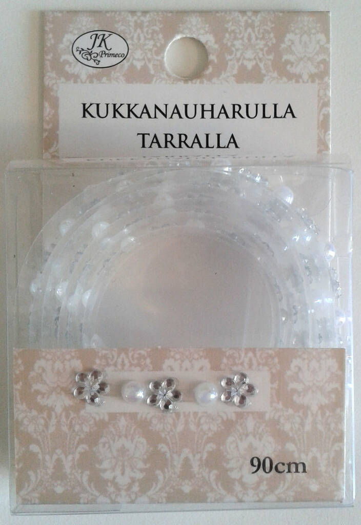 Kukkanauharulla 90cm - Askartelutarvikkeet/kartongit - 142826 - 1