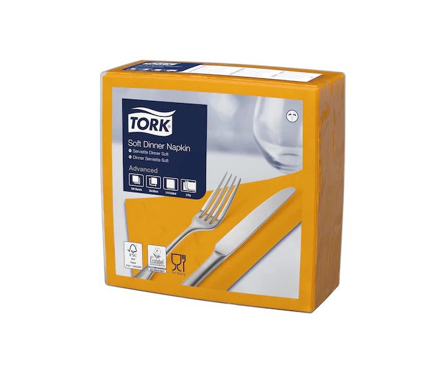 Lautasliina 39x39cm TORK Soft Dinner - Servietit ja lautasliinat - 171336 - 1