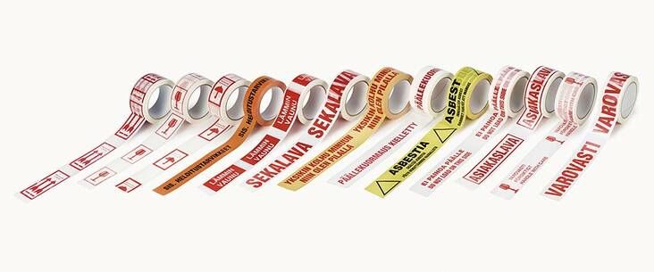 Pakkausteippi 50mmx66m - Painetut muut tuotteet - 155946 - 1