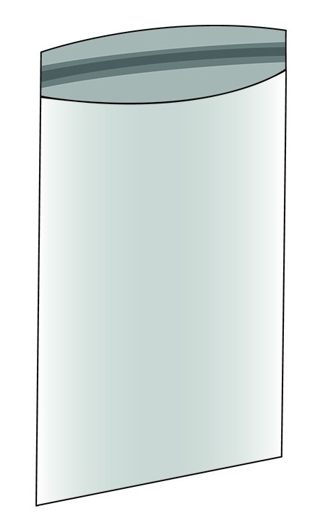 Sellofaanipussi litteä 16,8x23,1 + 4 - Sellofaanipussit - 113636 - 1