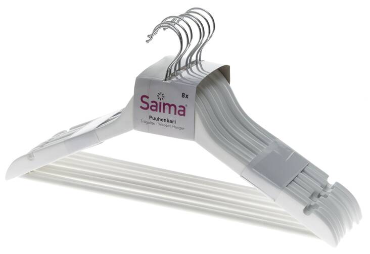 Vaateripustin 8kpl/pkt Nord Clean - Naulakot ja vaateripustimet - 140106 - 1