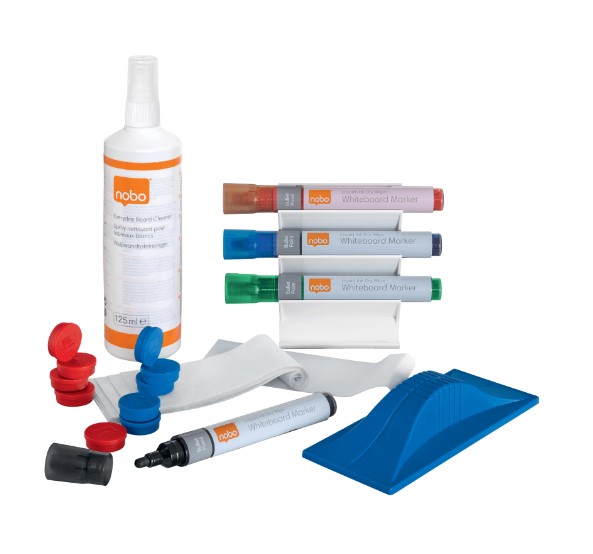 Valkotaulun tarvikesetti NOBO Complete - Valko- ja ilmoitustaulut - 109596 - 1