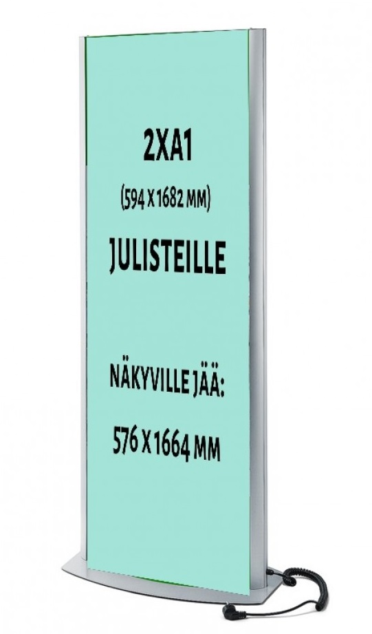 Valomainosteline 2xa1 Led - Ulkomainostelineet ja muovit - 130566 - 1