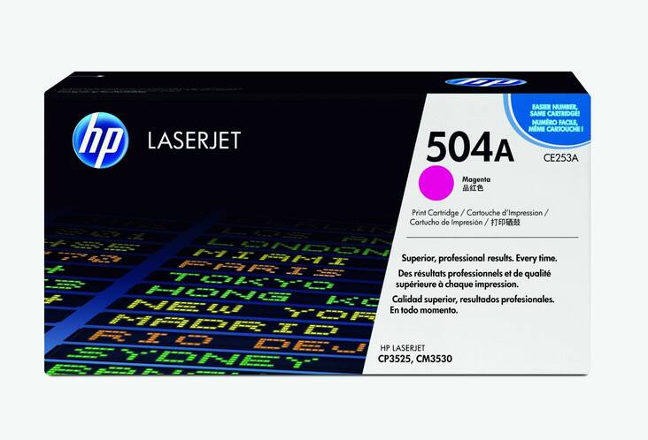 Värikasetti HP 504A CE253A laser - HP laservärikasetit ja rummut - 120686 - 1