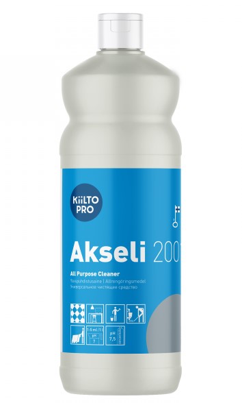 Yleispuhdistusaine 1L Kiilto Akseli 2001 - Rasvan ja pinttyneen lian poistoaineet - 152006 - 1