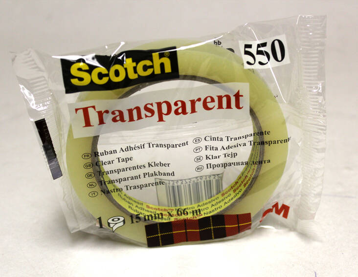 Yleisteippi 15mm/66m SCOTCH 550 - Yleisteipit - 104536 - 1