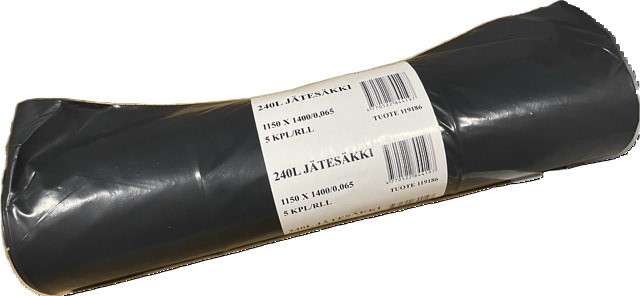Jätesäkki 240L/250L LD-PE - Jätesäkit - 119186 - 1