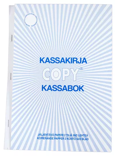 Kassakirja A4 100sivua - Lomakkeet - 102326 - 1
