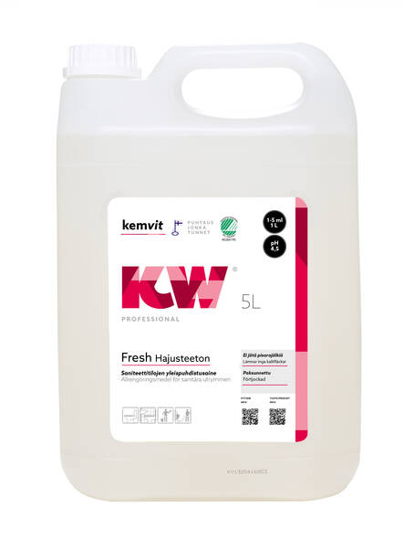 Saniteettipuhdistusaine 5L KW Fresh - Saniteettitilojen puhdistusaineet - 158617 - 1