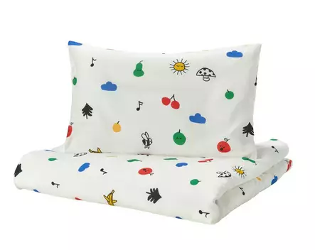 Lasten vuodevaatesetti 110x125/35x55cm - Kodintekstiilit - 185897 - 1