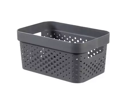 Säilytyskori 4,5L CURVER Infinity Dots - Säilytyslaatikot ja -korit  - 189747 - 1