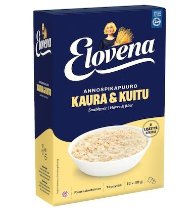 Annospikapuuro 12x40g ELOVENA - Kuivakaappi ja leivonta - 171437 - 1