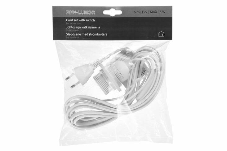 Johtosarja 5m E27 FINNLUMOR - Joulukoristeet - 172017 - 1