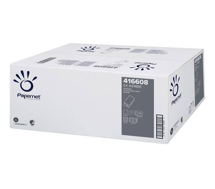 Käsipyyhe PAPERNET V-taitto - Liuskakäsipyyhkeet ja annostelijat - 177887 - 1