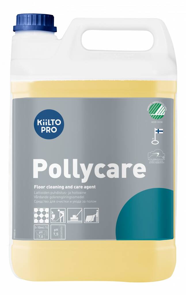 Lattianhoitoaine 5L KIILTO Pollycare - Lattian pesuaineet - 162757 - 1