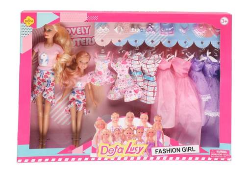 Muotinukke 2kpl + asut Defa Lucy - Lelut - 176487 - 1