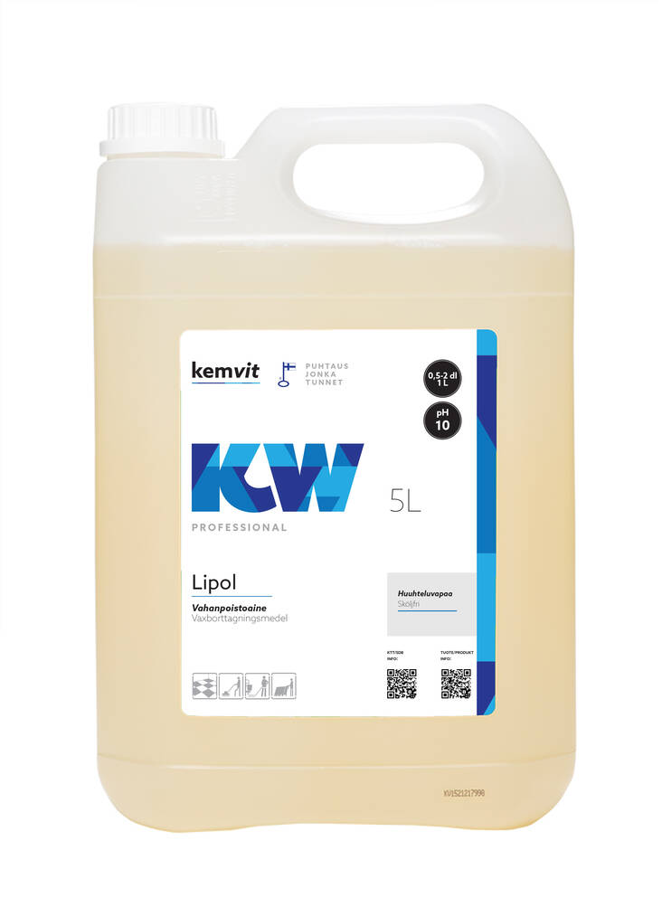 Vahanpoistoaine 5L KW Lipol - Lattian pesuaineet - 162867 - 1