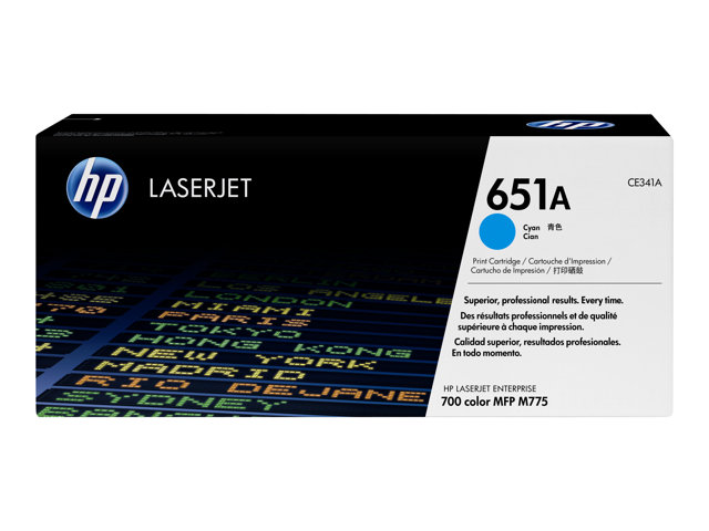 Värikasetti HP 651A CE341A laser - HP laservärikasetit ja rummut - 159627 - 1