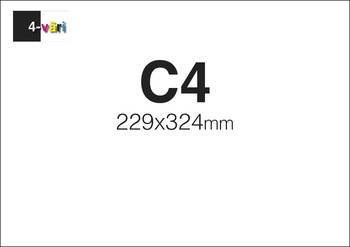 Kirjekuori C4 4/0 - Kirjekuoret - 151677 - 1