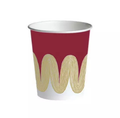 Kuumakuppi 250ml HUHTAMÄKI Olki - Kertakäyttömukit ja niiden kannet - 186297 - 1