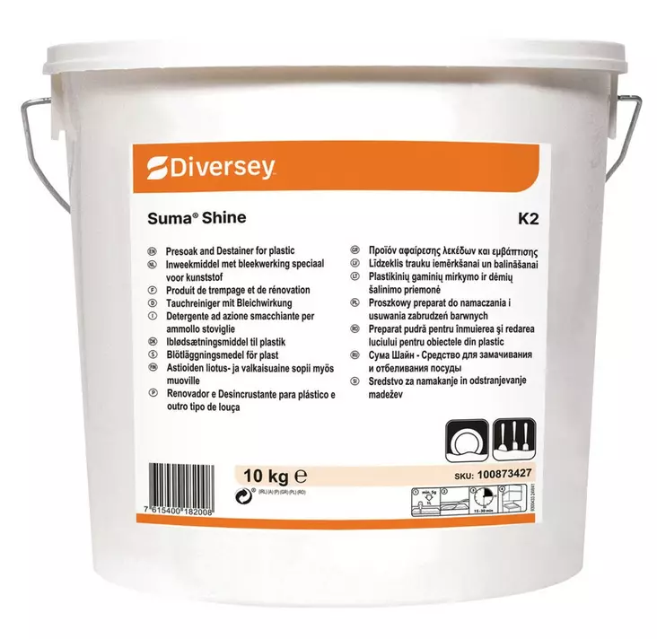 Liotusaine 10kg SUMA Shine K2 - Astianpesuaineet ja keittiön puhtaus - 185907 - 1