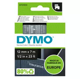 Tarranauha DYMO 12mmx7m 45020 - Tarra- ja kohokirjoitinteipit Dymo - 104147 - 1