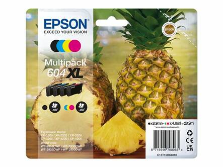 EPSON 604XL mustesuihku Multipack - Mustesuihkuvärit Epson - 178378 - 1