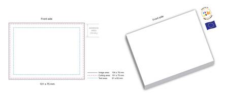 Viestilappu 101x75mm PAINETTU - Painetut vihkot ja viestilaput - 159908 - 1