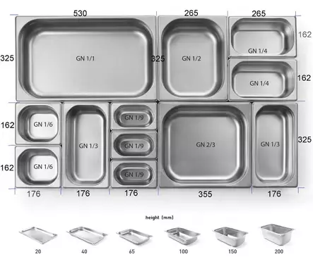 GN-kansi GN 1/9 Kitchen Line - Ammattikeittiötarvikkeet - 174088 - 2