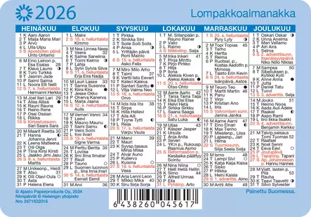 Lompakkoalmanakka - Taskukalenterit - 185198 - 2