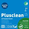 Käyttöliuosetiketti KIILTO Plusclean - Käyttöliouspullot ja -etiketit - 158438 - 1