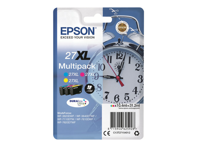 EPSON 27XL Multipack mustesuihku - Mustesuihkuvärit Epson - 159998 - 1