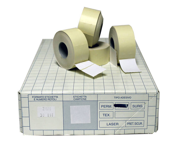 Hinnoittelukoneen etiketti BLITZ 29x28 - Hinnoittelukoneen nauhat ja väritelat - 104178 - 1