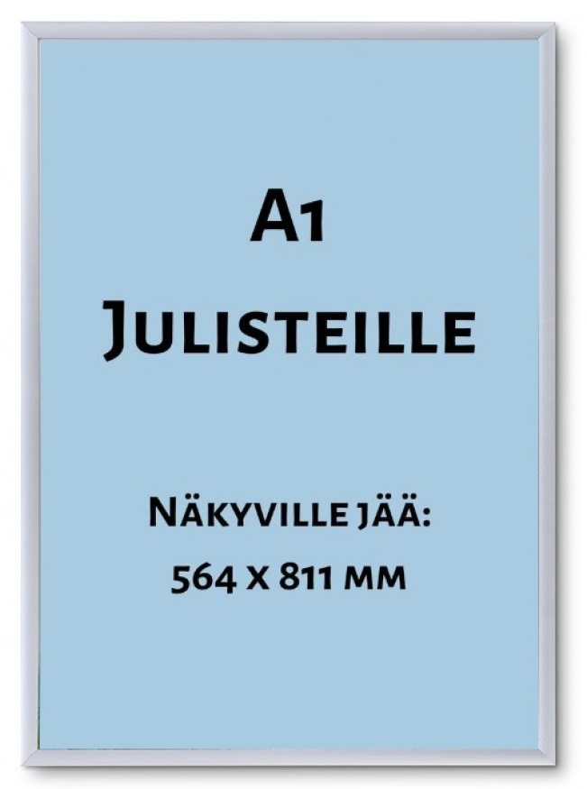 Julistekehys A1/20mm kääntökehys - Esitetelineet ja tarvikkeet - 129618 - 1
