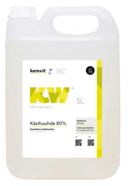 Käsihuuhde 5L KW - Kosteusrasvat ja käsihuuhteet - 145568 - 1