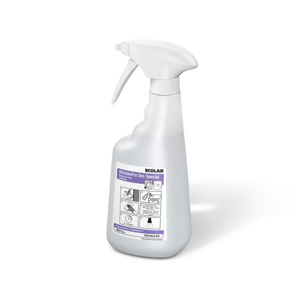 Käyttöliuospullo 650ml KitchenPro DesSpe - Astianpesuaineet ja keittiön puhtaus - 178348 - 1