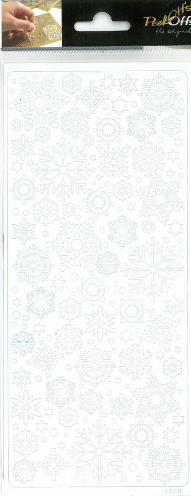 Ääriviivatarra lumihiutaleet - Tarrat ja tarrakirjat - 143428 - 1