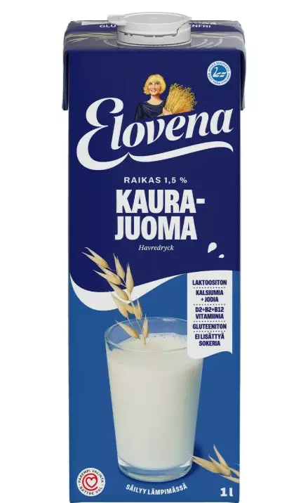 Kaurajuoma 1,5% 1L ELOVENA - Maidot ja kermat - 188318 - 1