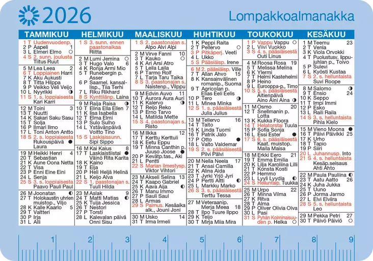 Lompakkoalmanakka - Taskukalenterit - 185198 - 1