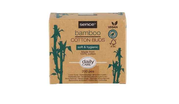 Vanupuikko 200kpl/pkt SENCE Bamboo - Muu henkilöhygienia ja kosmetiikka - 171098 - 1