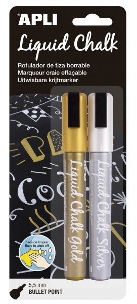 Liitutaulukynä 5,5mm APLI pyöreä - Muut merkintäkynät ja liidut - 153689 - 1