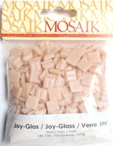 Mosaiikki lasinen J40 Rosa 200g - Askartelutarvikkeet - 147139 - 1