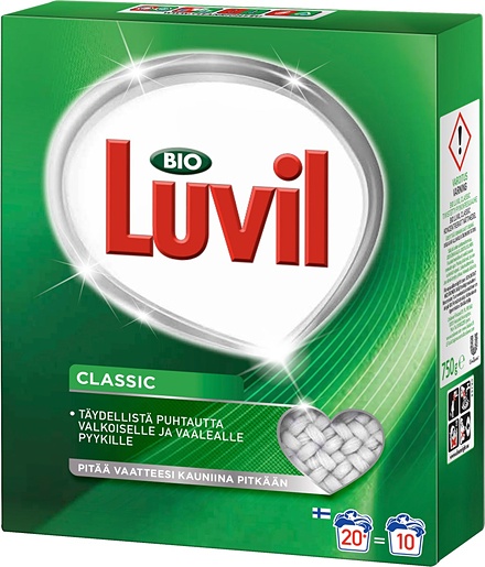 Pyykinpesujauhe Bio Luvil 750g - Tekstiilien puhdistus ja huolto - 159959 - 1
