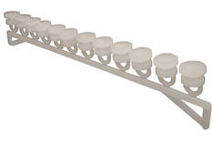 U-kiskon pyöröl.2x12 liukua - Verhot ja verhotarvikkeet - 139619 - 1